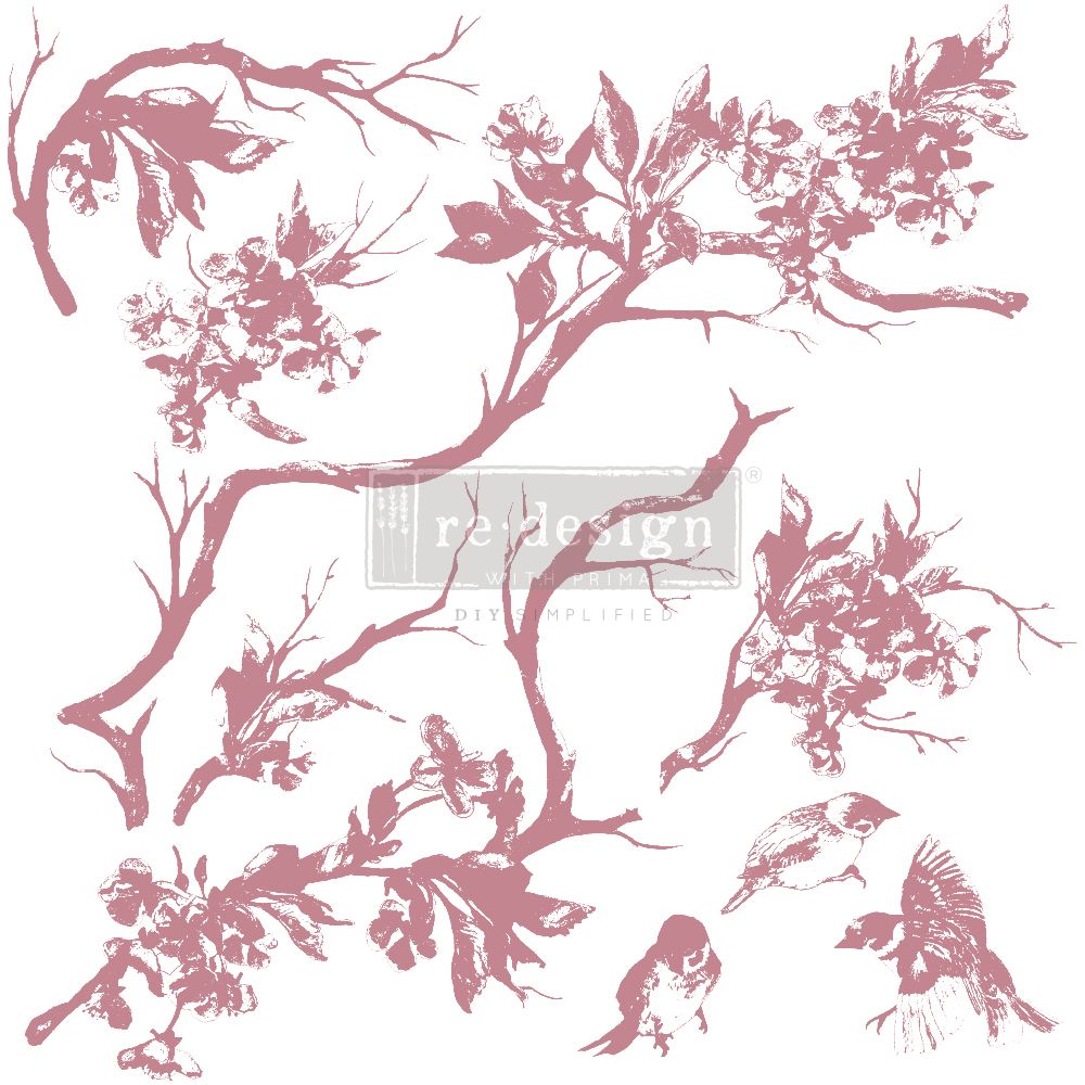 Forest Aviary Decor Stamp