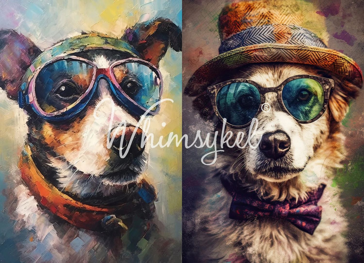 Whimsykel Painter Pup and Doodle Bug Tissue Paper