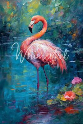 Whimsykel Flamingo Oaisis Tissue Paper