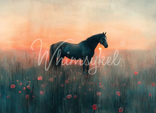 Whimsykel Meadowglow Horse Tissue Paper