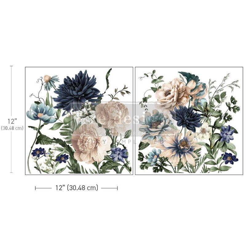 Cerulean Blooms Maxi Transfer