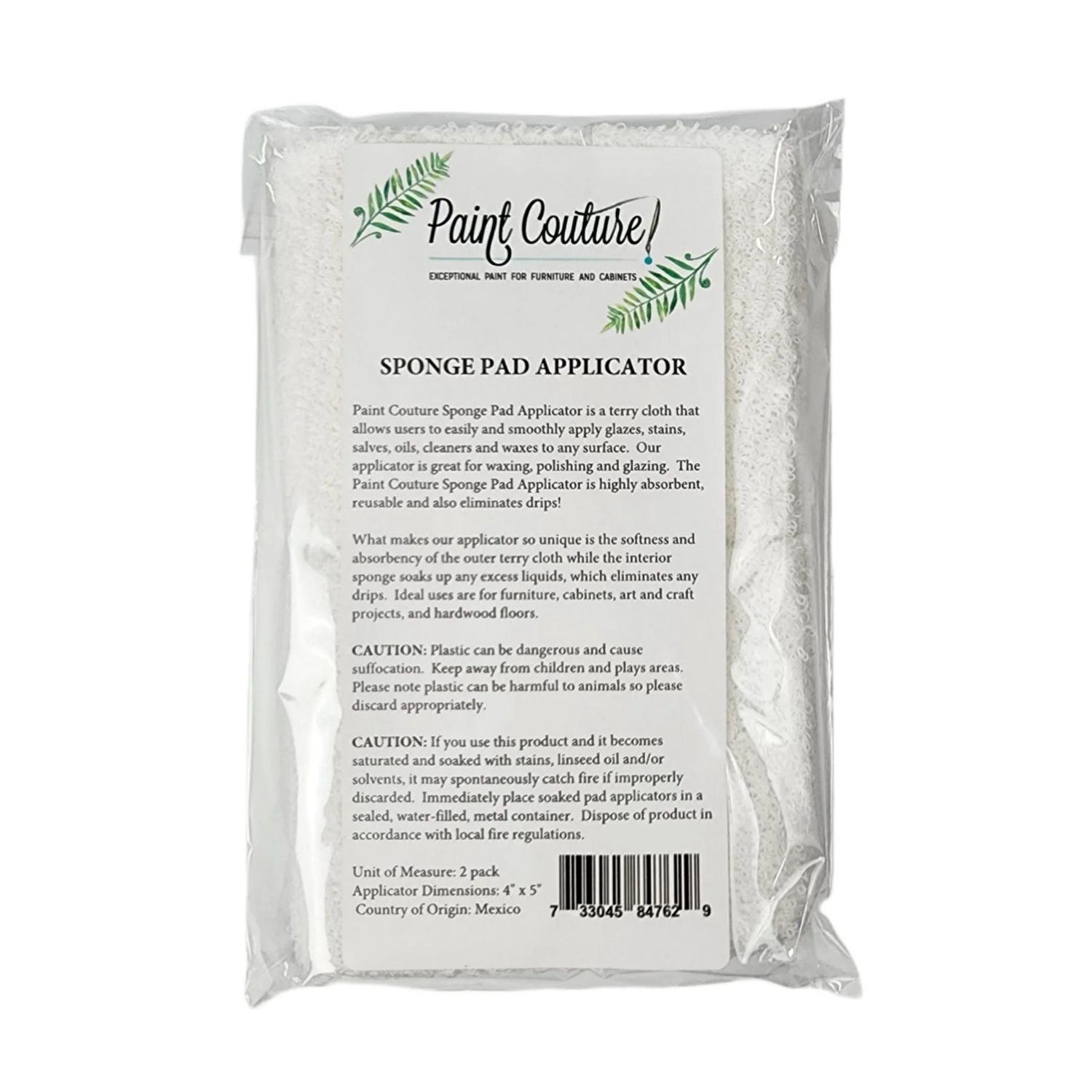Sponge applicator pads