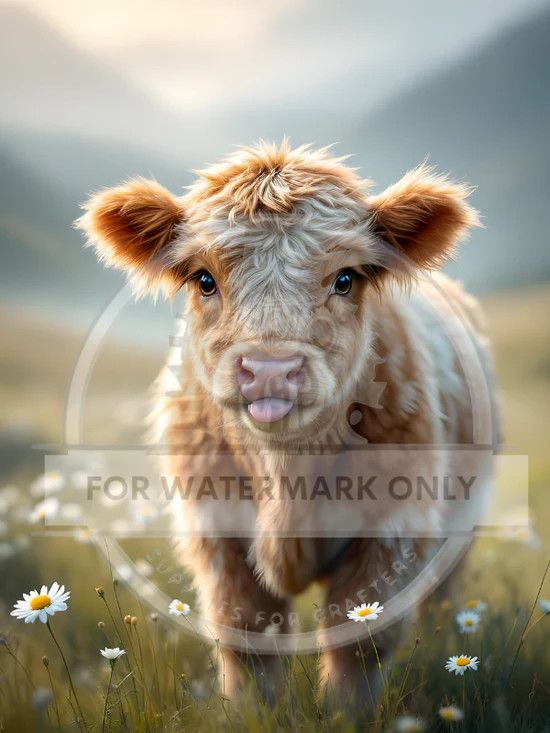 A4 Little Cow Rice Paper