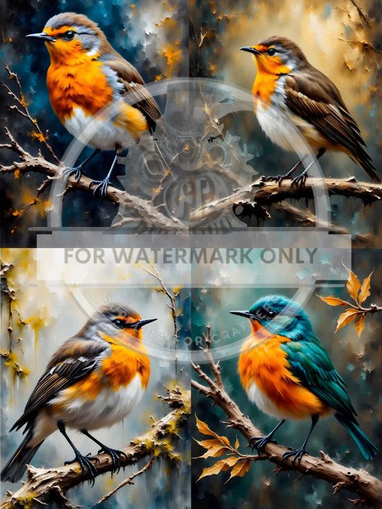 A4 Evening Chorus Quad Rice Paper