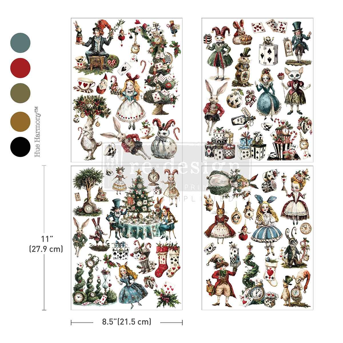Whimsical Holiday Dreams Middy Transfer