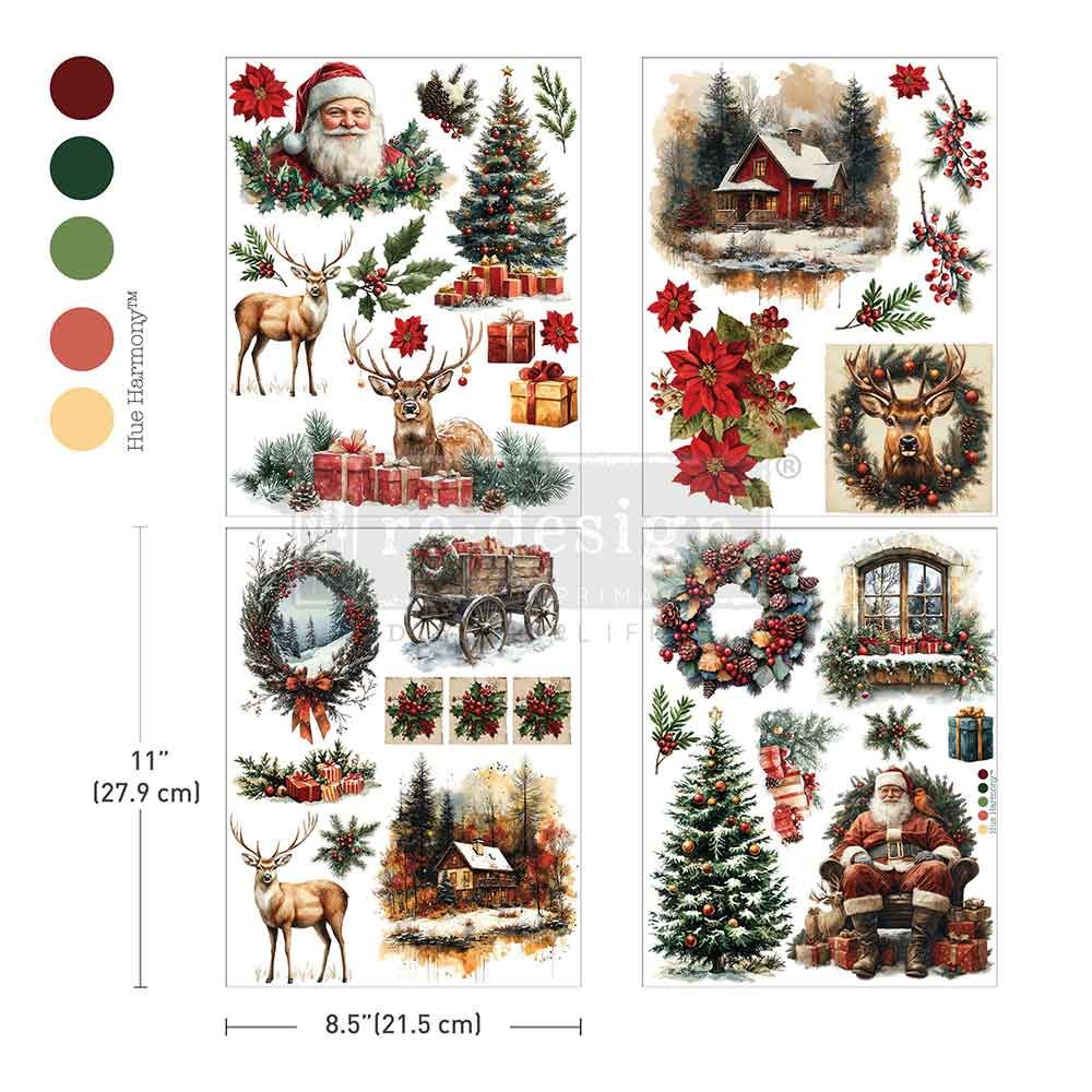 Yuletide Nostalgia Middy Transfer