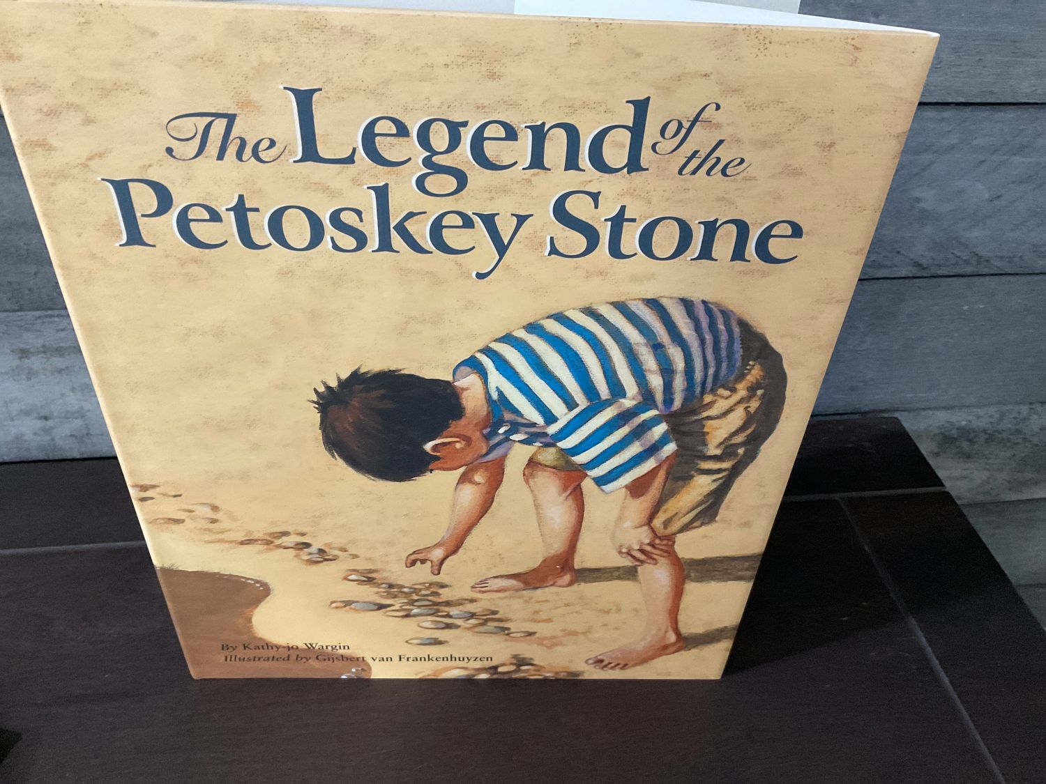 W-SBP The Legend of the Petoskey Stone Hardcover Book