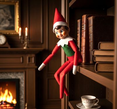 FFFPA A4 Alf on the Shelf Decoupage Rice paper