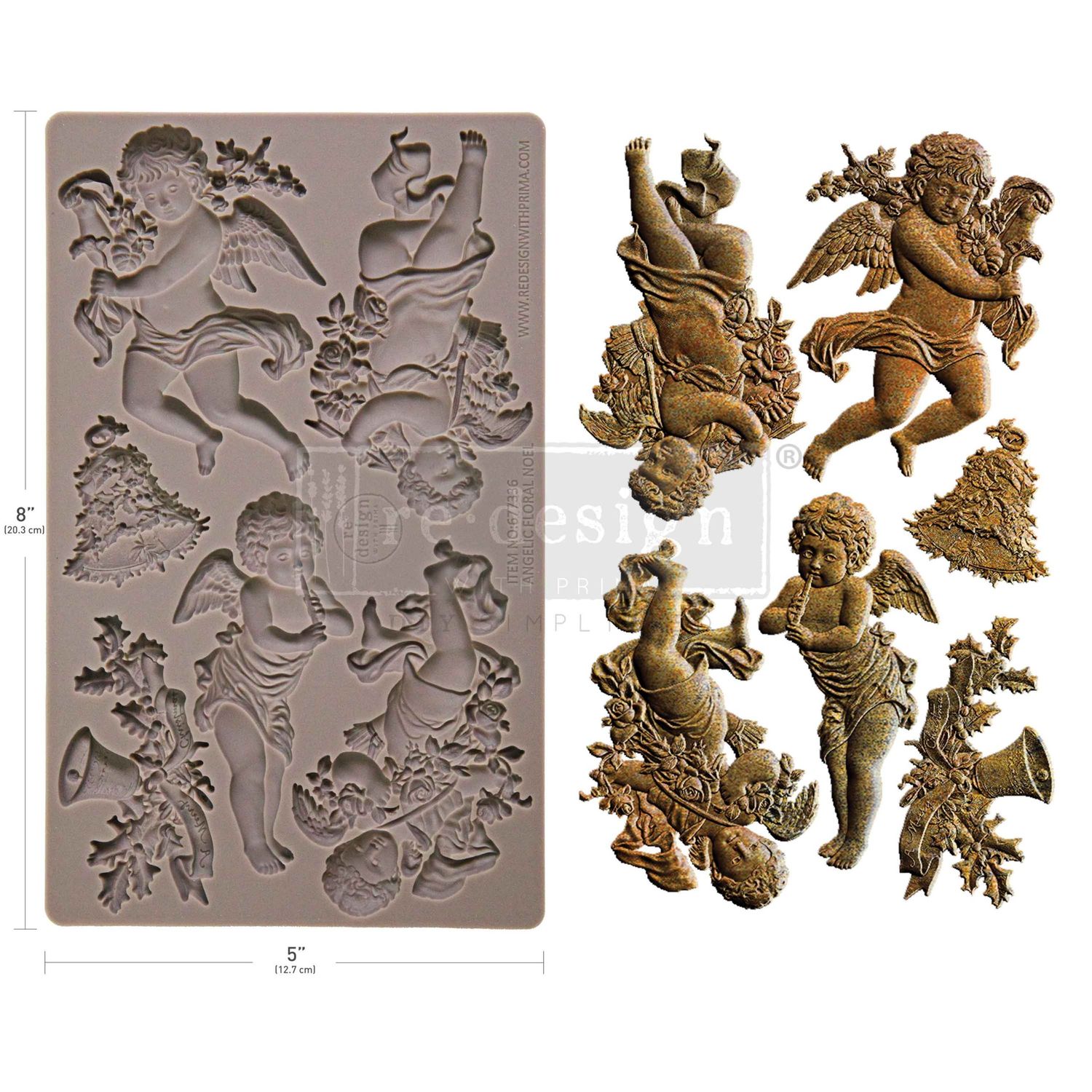Angelic Floral Mould