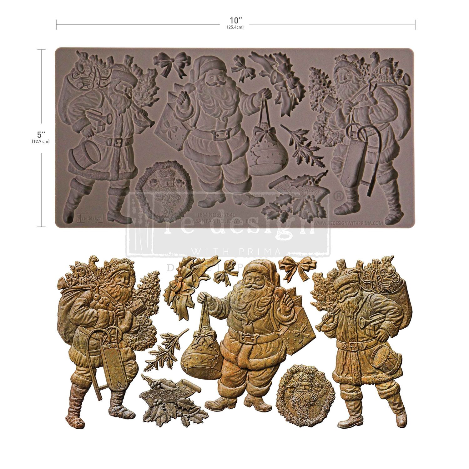 Santa&#39;s Holiday Cheer Mould