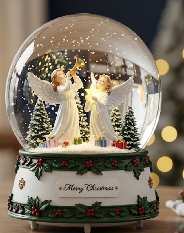 A4 FFF Angel Globe Decoupage Rice Paper