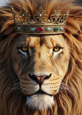 FFFPA A4 Lion Crown Decoupage Rice Paper