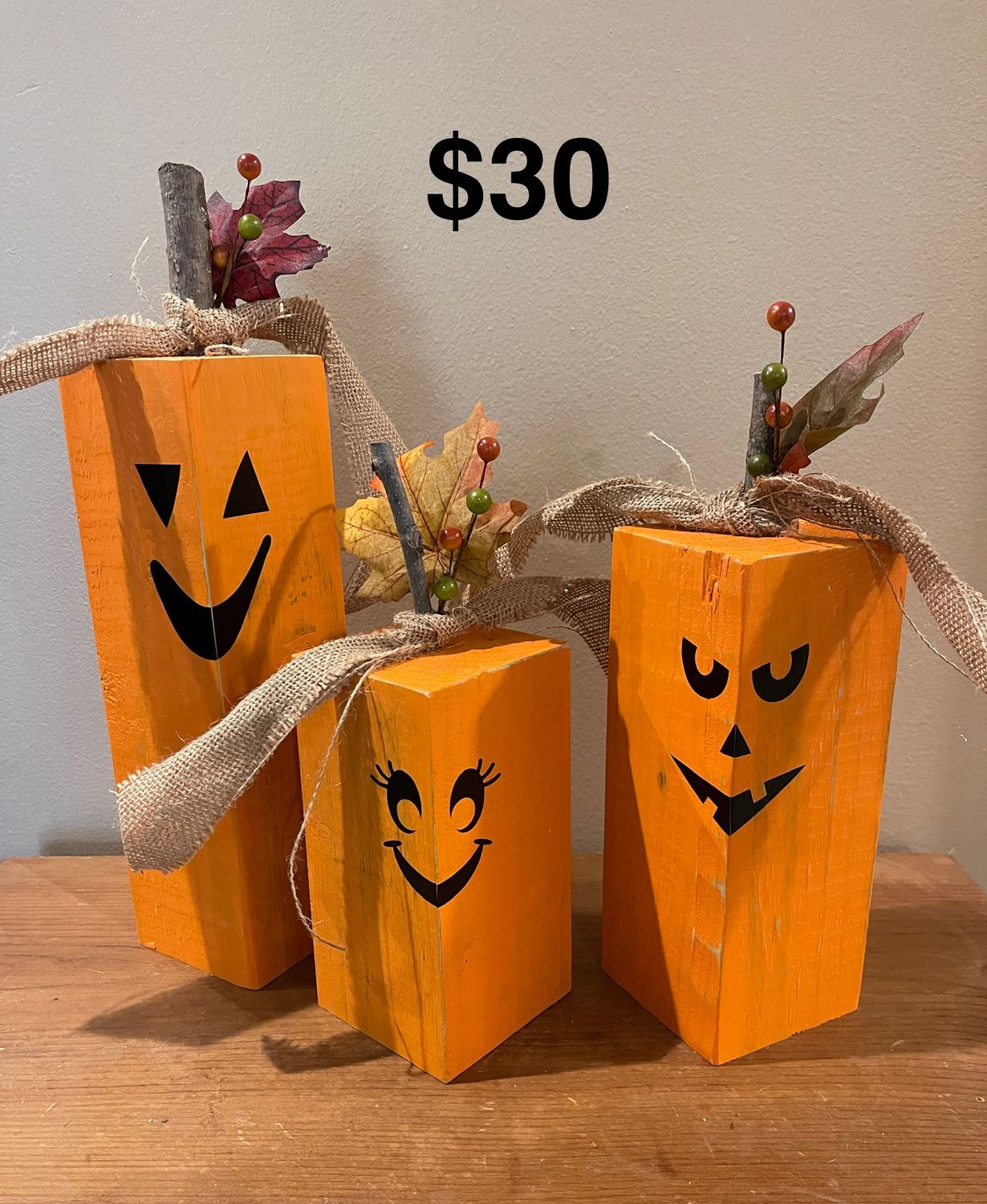 Tall Jack-O-Lanterns