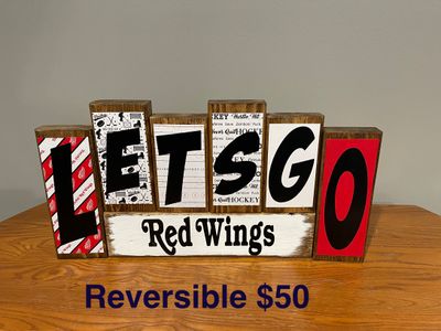 BBD Reversible block set Tigers/Redwings