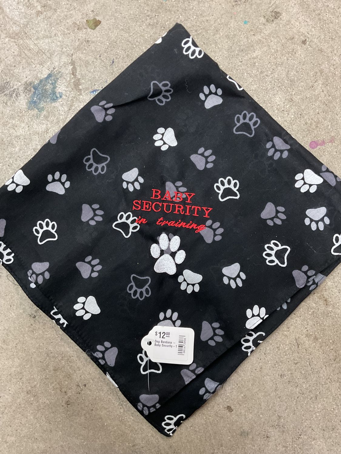 TM Dog Bandana - Baby Security