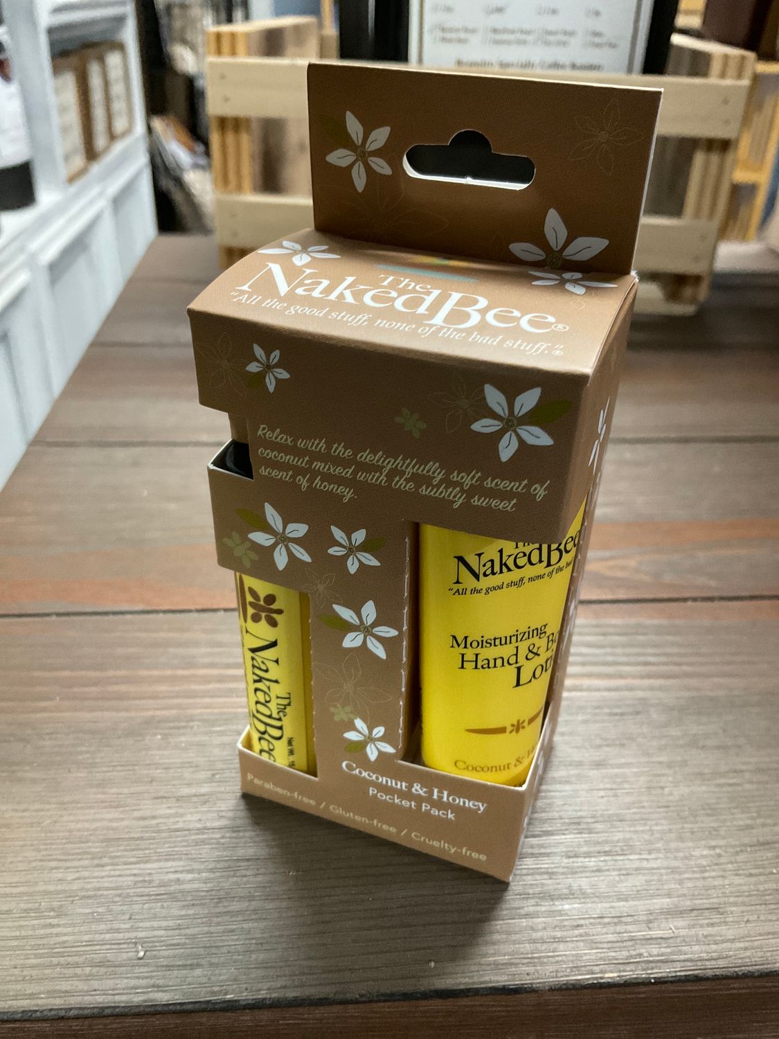 W-TNB Pocket Pack-Coconut &amp; Honey Hand &amp; Body Lotion, Lip Balm
