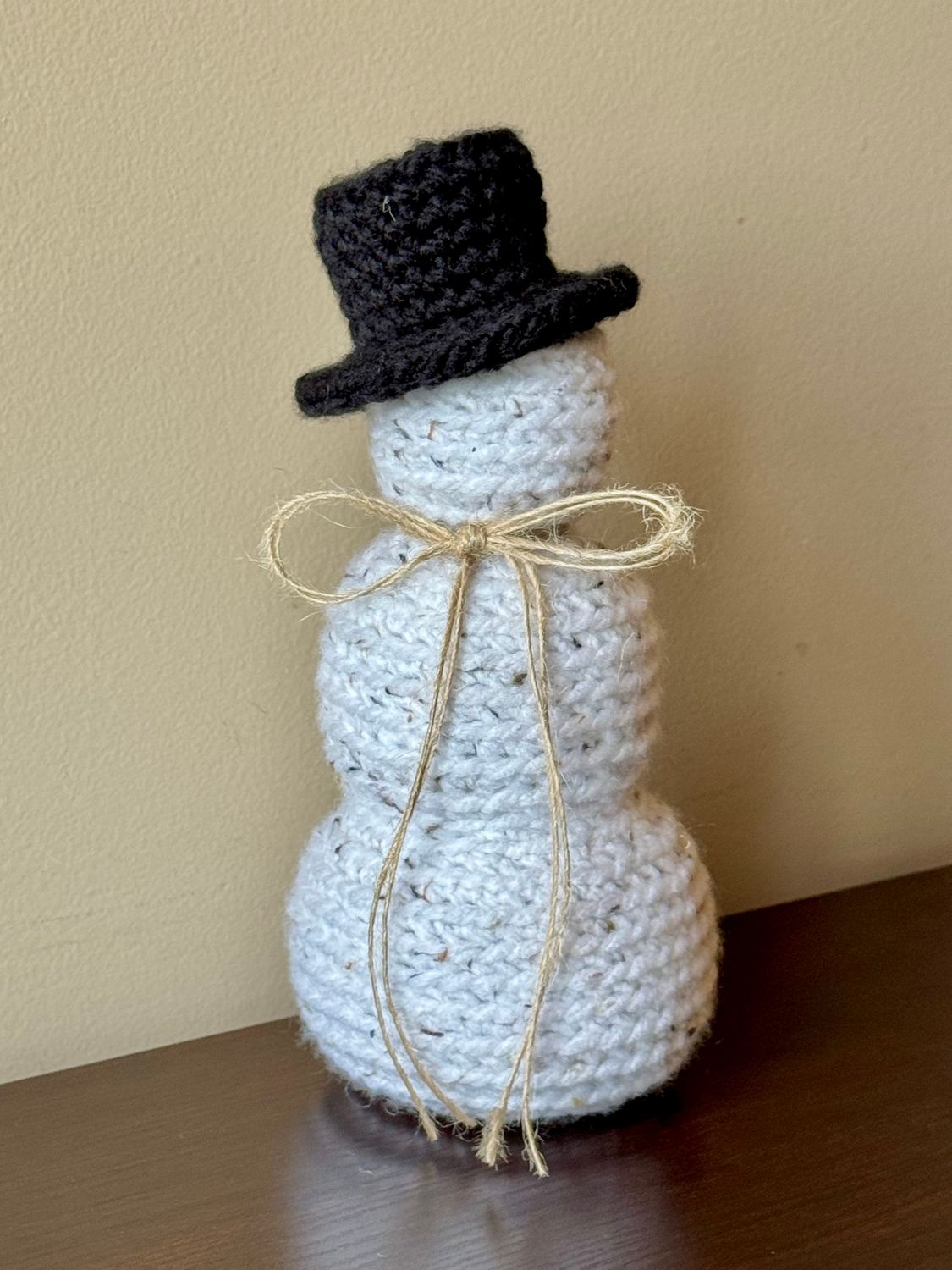 Rustic Snowman - White Speckled