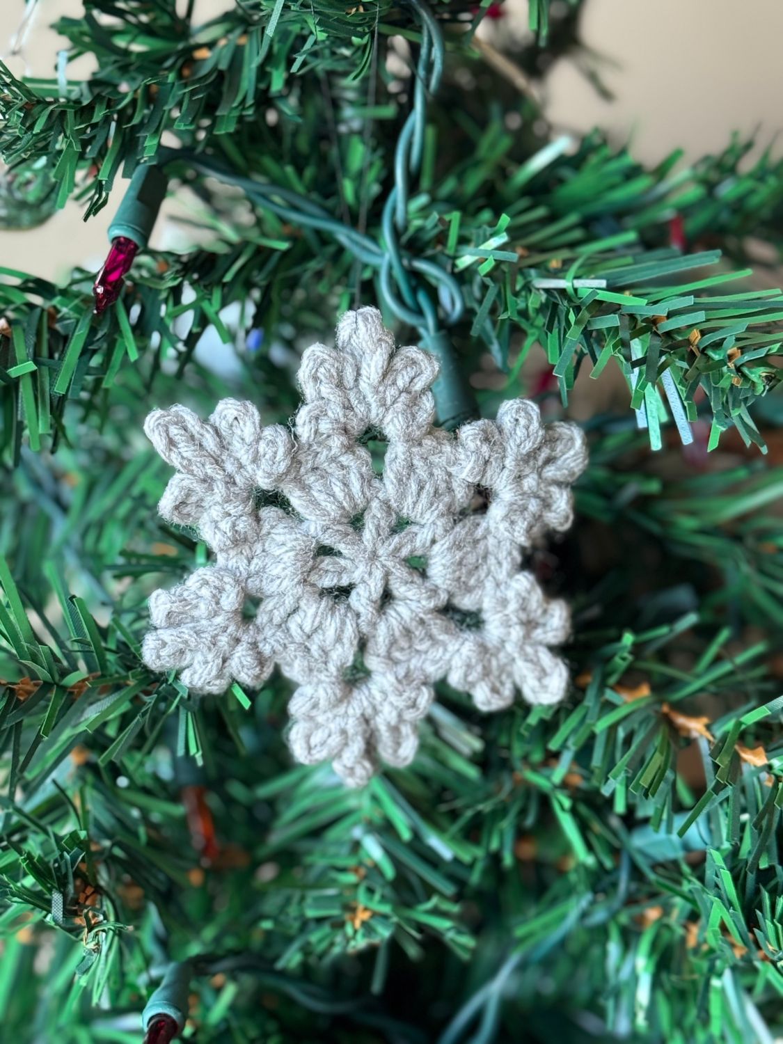 Ornament - Snowflake - Grey