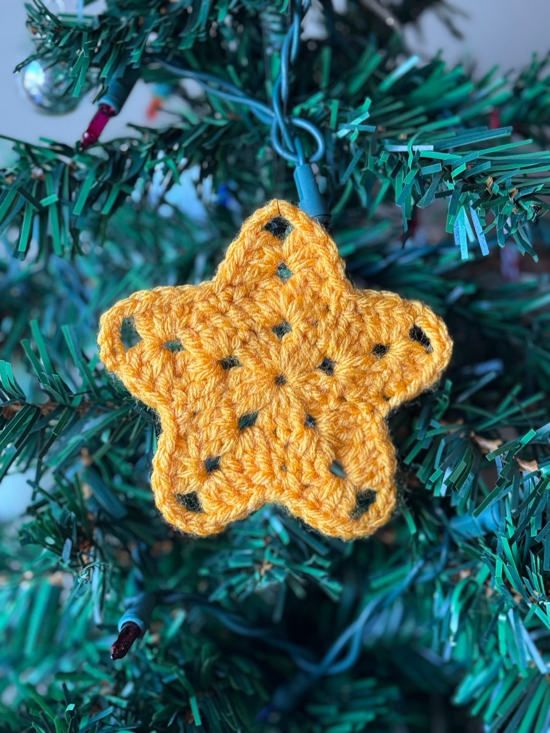 Ornament - Star - Yellow