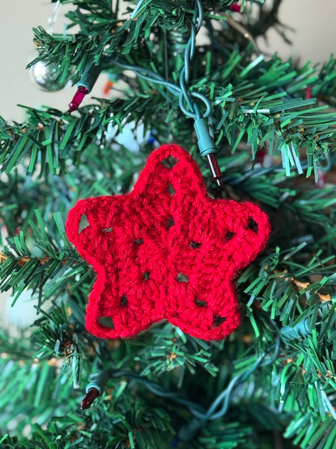 Ornament - Star - Red
