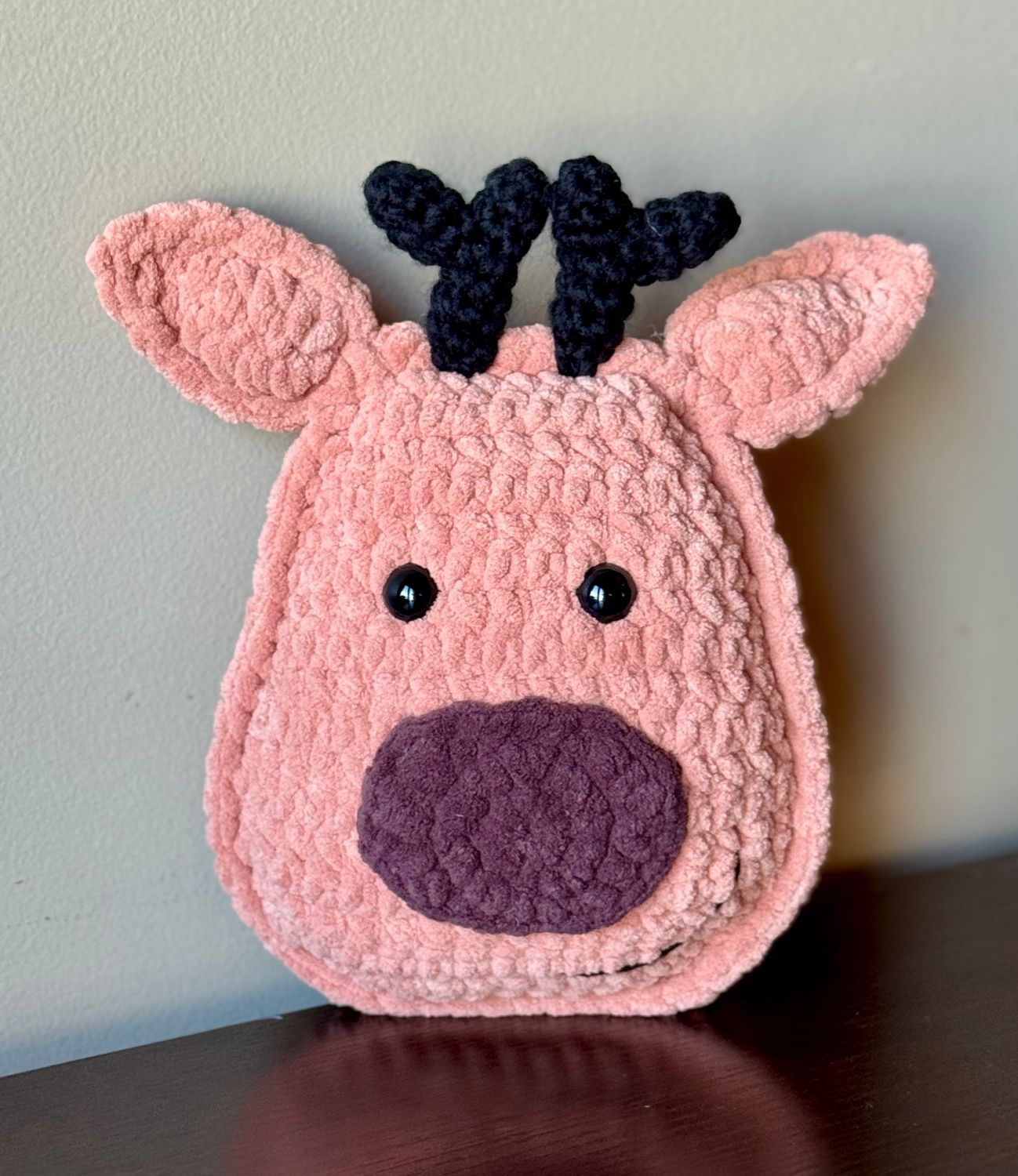 Plushy Reindeer Pillow Pal - Tan