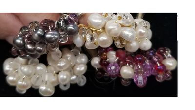 OTD Beaded Ring with Metal Band
