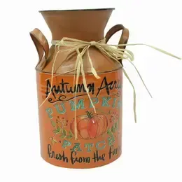 W-WHD Autumn Acres Milk Can 12 inch