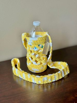 SC Water Bottle/Phone Holder - 100% Cotton - Yellow