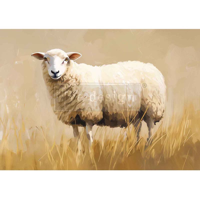 FFFPA A3 Decoupage Fiber Pasture Dreams