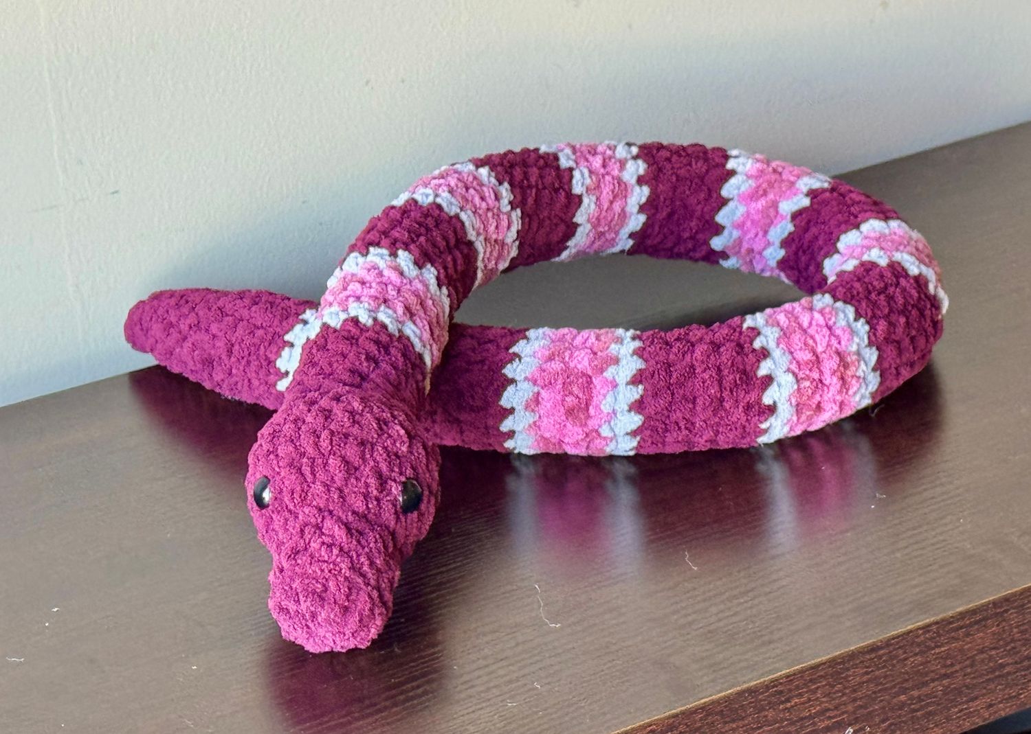 SC Snake - Maroon Stripe Large