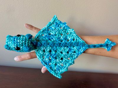 SC Dragon - Finger Puppet - MultiBlue
