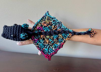 SC Dragon - Finger Puppet - Lg - Rainbow