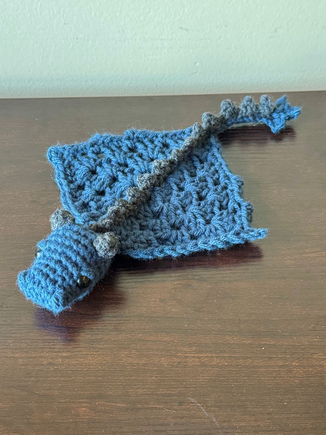 SC Dragon - Finger Puppet - Dk Blue