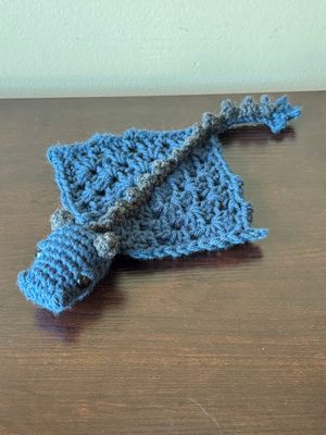 SC Dragon - Finger Puppet - Dk Blue