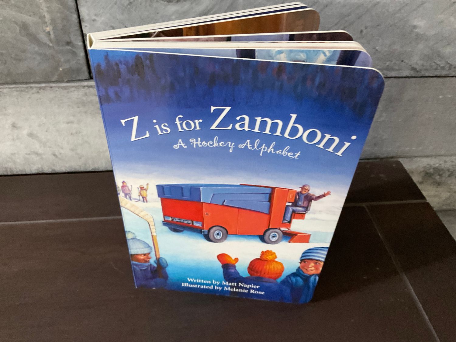 W-SBP Z is for Zamboni, A Hockey Alphabet Board Book