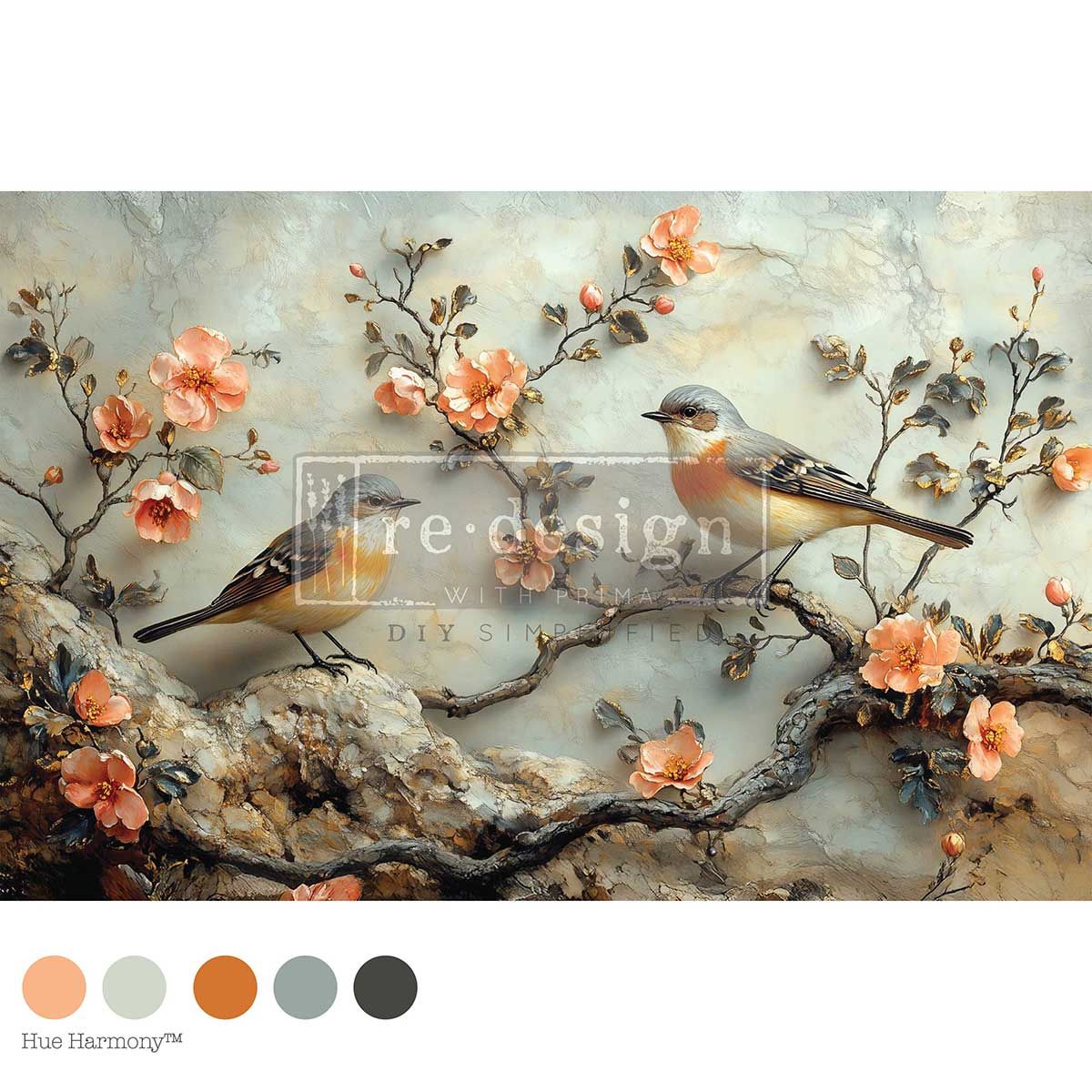FFFPA  Amber Echoes Decoupage Fiber