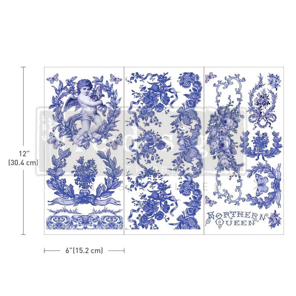 FFFPA French Blue Mini Transfer