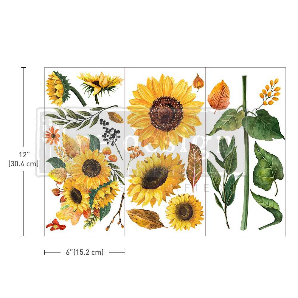 FFFPA Sunflower Afternoon Mini Transfer