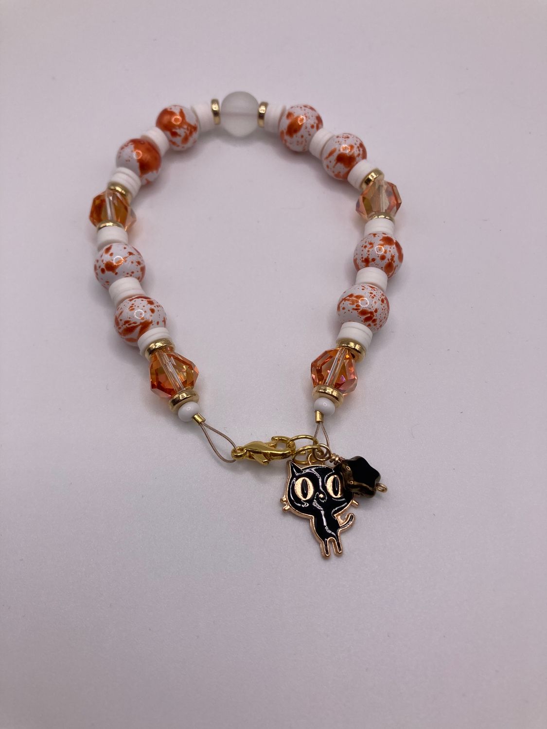 HB5 Black Cat Charm Bracelet