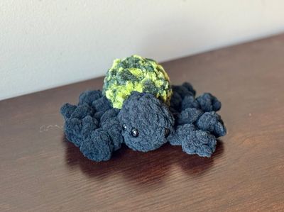 SC - Plushy Spider - Small - Black/Green