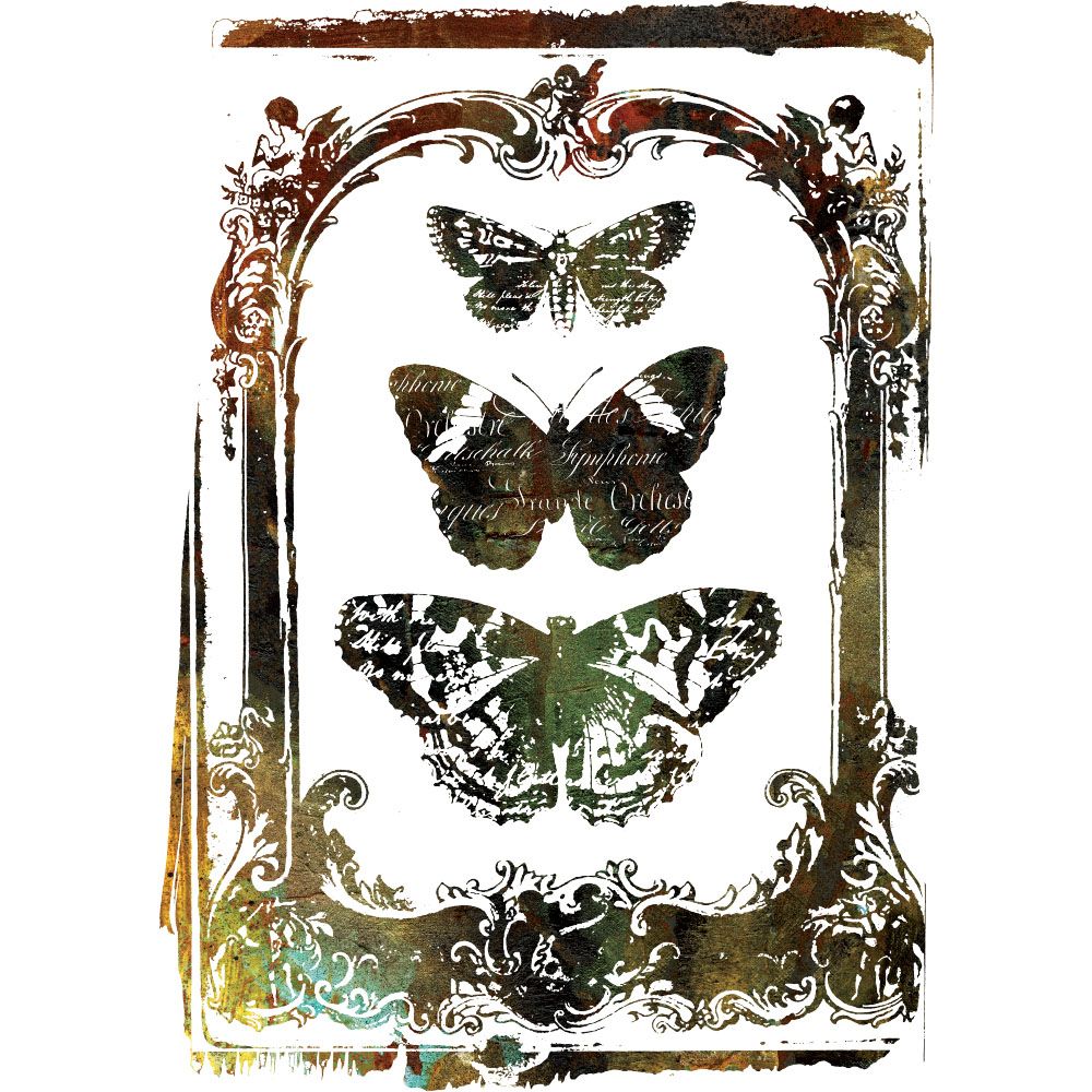FFFPA Butterfly Frame Decor Transfer