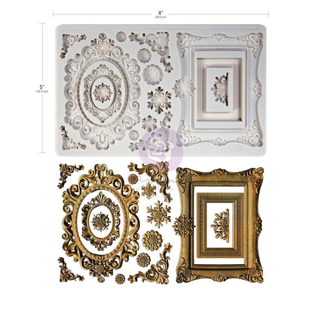 FFFPA Winter Frames Decoupage Mould
