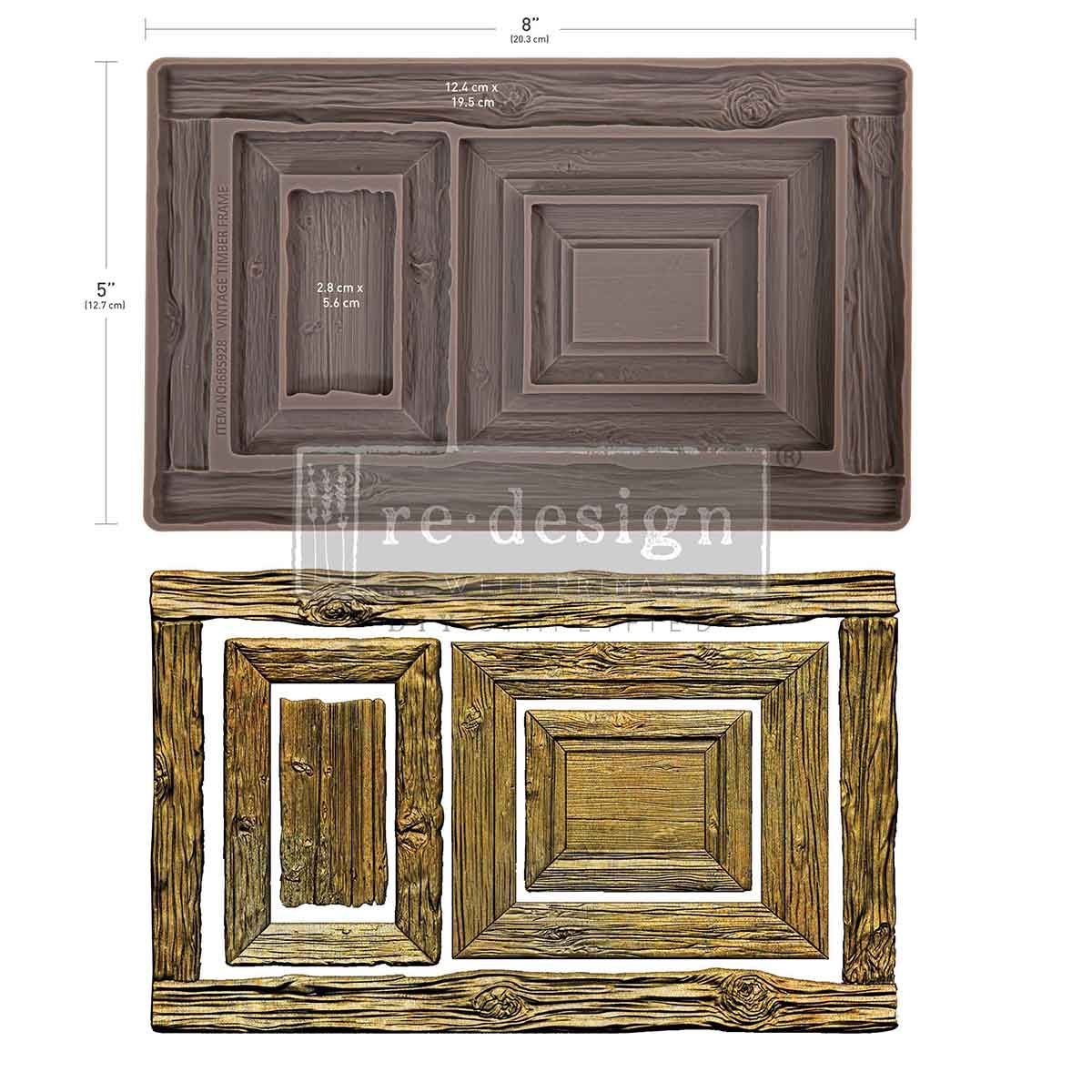 FFFPA Vintage Timber Christmas Decor Mould