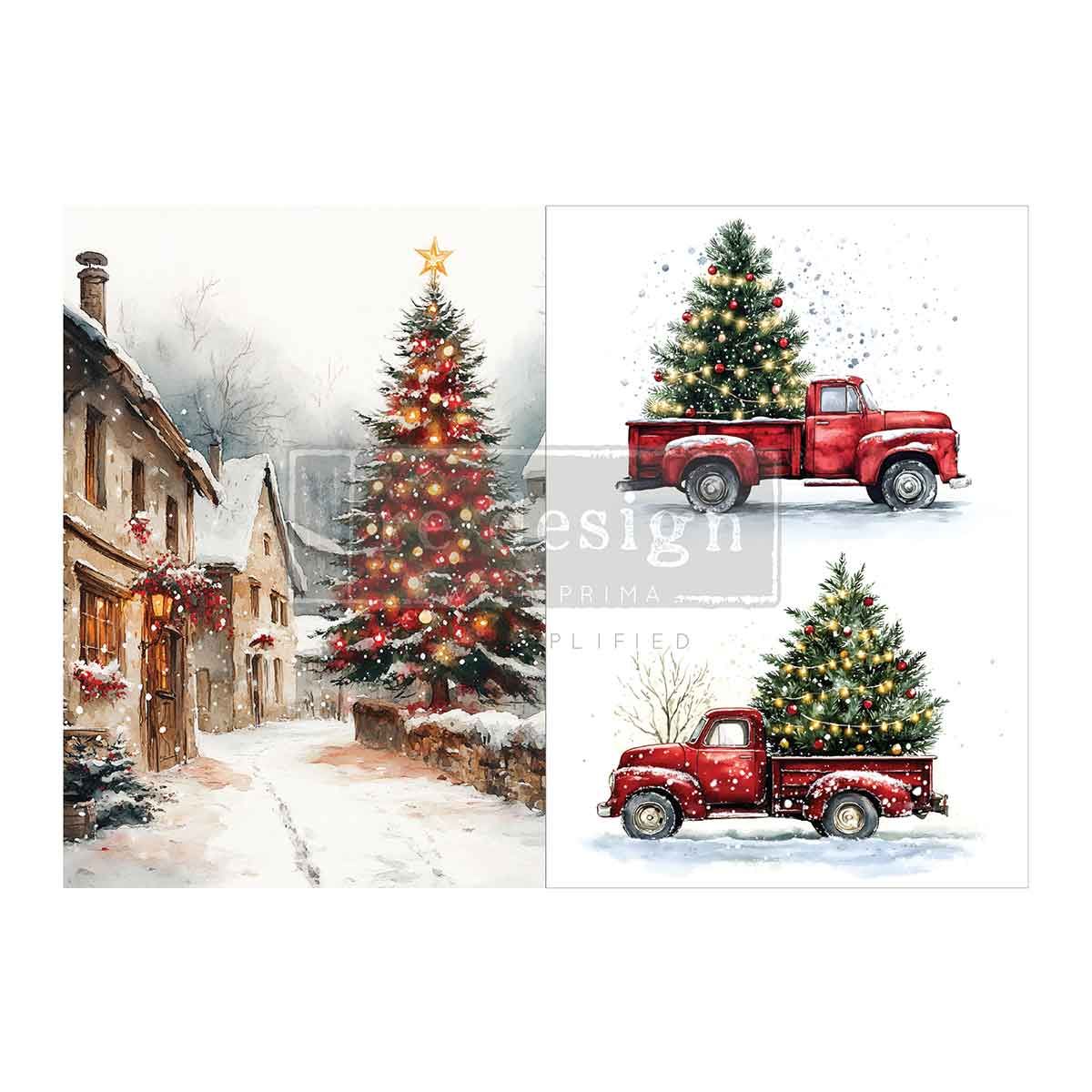 FFFPA Northbound Traditions A4 Decoupage Fiber Paper