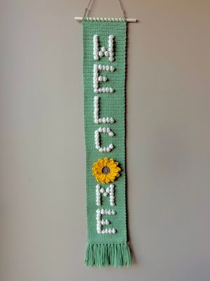 SC - Tapestry - Welcome Banner - Green