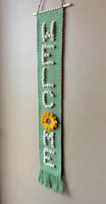 SC - Tapestry - Welcome Banner - Green