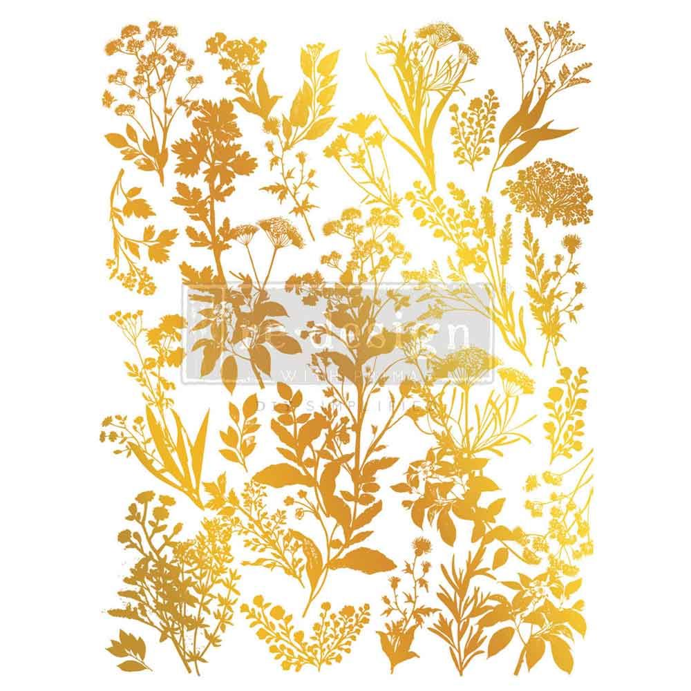 FFFPA LARGE Luxe Foliage Foil Transfer