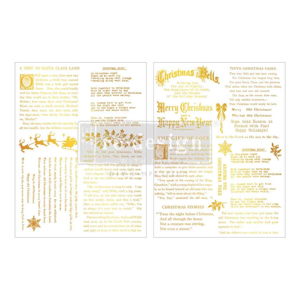 FFFPA Middy Golden Tidings Foil Transfer