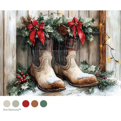FFFPA A4 Farmhouse Noel Decoupage Tissue Paper