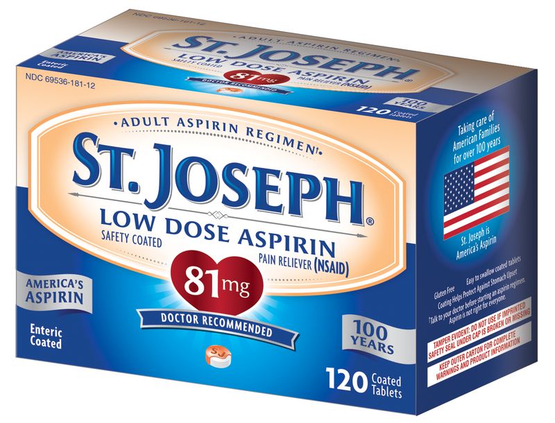 ST JOSEPH ASPIRIN 81MG EC TABLET 120CT